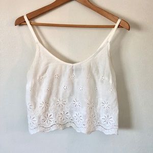 BRANDY MELVILLE WHITE TANK TOP